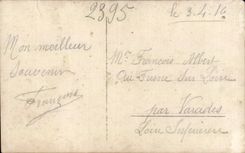 Real photo Soldiers with the regiment