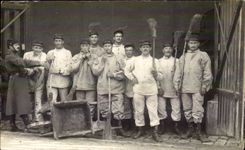 Real photo Soldiers with the regiment