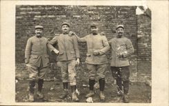 Real photo Militaria Hairy Soldier