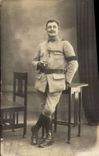 Real photo Militaria Soldier