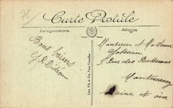 CPA Treport Panorama taken of the cliff Donkey Asses