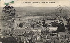 Panorama de CPA Treport tomado del martirio