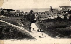 Panorama de CPA Treport tomado del montaje de Huon