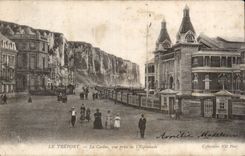 CPA Treport Le casino visto de la explanada