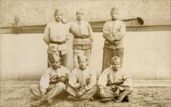 Hairy CPA Militaria Soldier Regiment