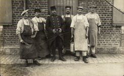 CPA Real photo Militaria Soldiers Camp of Sissonne