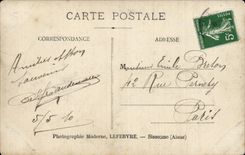 CPA Real photo Militaria Soldiers Camp of Sissonne