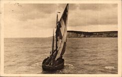 Traportaise del bote pequeno de CPA Treport que se va al pecado