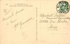 Traportaise del bote pequeno de CPA Treport que se va al pecado