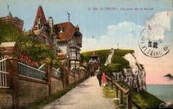 CPA Treport la escalera del acantilado