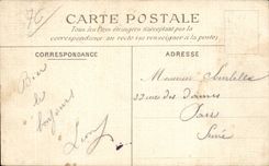 CPA Treport visto de la tapa del acantilado