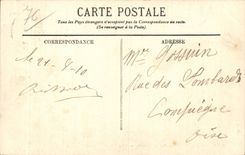 CPA Treport por el faro del faro de la tormenta