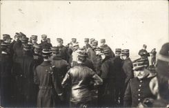 CPA Real photo Militaria Regiment