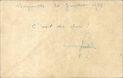 CPA Real photo Militaria Soldier Lebanon Lebanon Beirut July 20th  1924