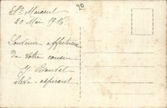 Real photo Militaria Soldier St Maixent