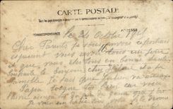 Real photo Militaria Soldier in the trenches