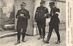 CPA Militaria Joffre the general one of Castelnau and an officer of state major