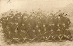 Real photo Militaria Sending of the Villette Regiment