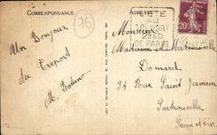 CPA Treport Le quay el ayuntamiento