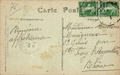 CPA Treport el embarcadero y el entrar del puerto