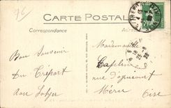 Puente rotatorio de CPA Treport Le y la cabana grande del pais