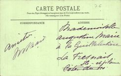 CPA Treport visto en la playa