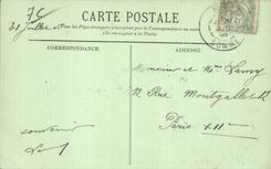 CPA Treport visto del puente rotatorio