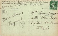 Chalet parisiense de la opinion de Bains de los les de los mares de CPA Treport