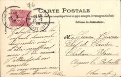 CPA Rouen Fountain of the Stick