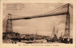 CPA Rouen Transporter bridge