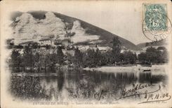 CPA Surroundings of Rouen Saint Adrien white rocks
