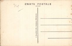 CPA Mont Blanc Chemin de fer Panorama de la chaine du Mont Blanc Vue de Bellevue Train