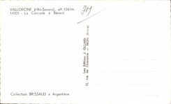 CPSM Mont Blanc the cascade has Berard has Vallorcine