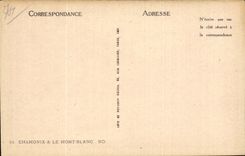 CPA Chamonix et le Mont Blanc 