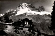 CPA With the country of Mont Blanc Savoyard Country cottage of the high mountain pastures