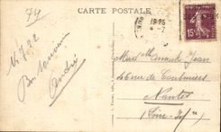 CPA Thonon les Bains the port