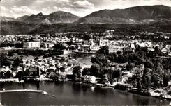 CPA Thonon les Bains the lake Leman the city and Chablais