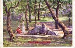 CPA Thonon les Bains Sources of Versoie Source St François