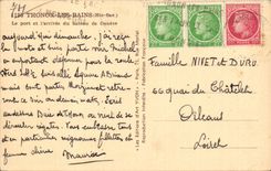 CPA Thonon les Bains the port and the arrival of the boat of Geneva