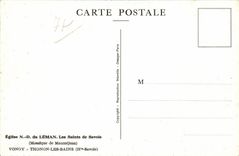 CPSM Church Nd of the leman saints of Mosaic Savoy of Maumejean Vongy Thonon les Bains