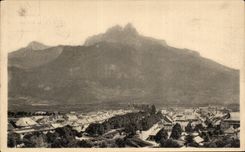 CPA Sallanches Vue generale Aiguilles de Varens