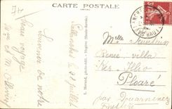 CPA Sallanches Chateaux des soeurs et le Mont Blanc