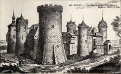 CPA Rouen Le castle of Philippe Auguste