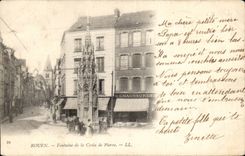 CPA Rouen Fountain of the stone Cross
