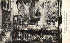 CPA Basilique of ND of Clery Le treasure steals on July 26th  1926