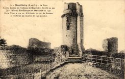 CPA Montlhery the tower Old keep of the castle