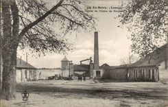 CPA In Berry Lunery Entrance of the factory of Rosieres