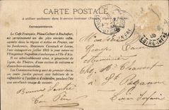 CPA French Cafe Places Colbert has Rochefort