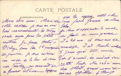 CPA Militaria Campagne 1914 Bataille of the Marne a section of infantry cuts the retirement has an enemy convoy has Crepy E