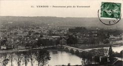 CPA Vernon Panorama taken of Vernonnet